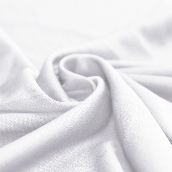 Tessuto Fodera Jersey (Ban-Lon) Bianco - (Tessuti Elastico Per Fodere)