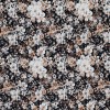 Jersey Cotton Fabric Digital Print - Blooming Branches Cacao