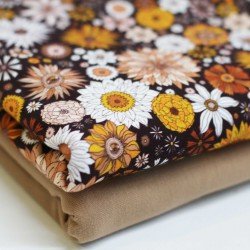 Jersey Katoen Digitale Print - Herfstbloem Jersey Katoen Digitale Print - Herfstbloem