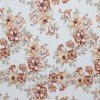 Jersey Cotton Fabric Digital Print - French Flower Cacao