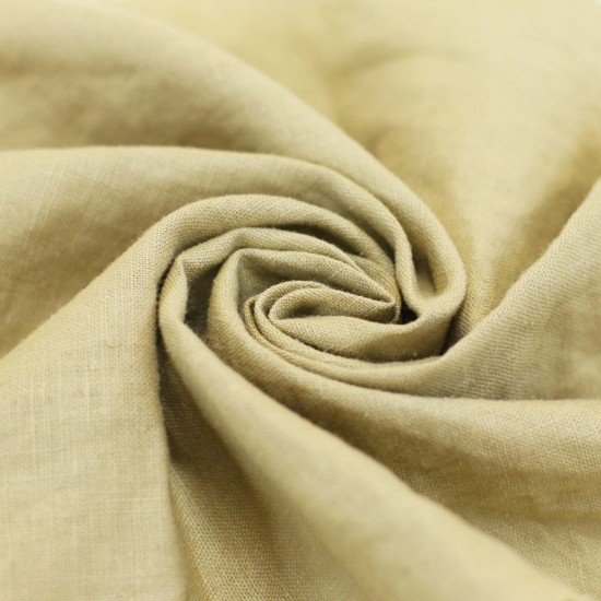 Fine Linen Fabric Beige - (Deco Fabrics)