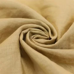 Tissu De Lin Fin Chameau