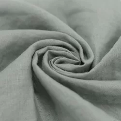 Tissu De Lin Fin Gris 