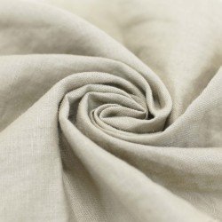 Fine Linen Fabric Light Beige