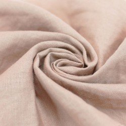 Fine Linen Fabric Nude Pink