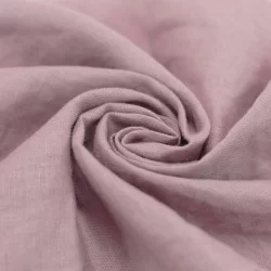 Tissu De Lin Fin Vieux Rose