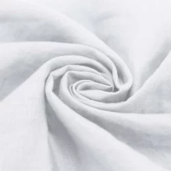 Tissu De Lin Fin Blanc