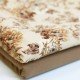 Jersey Cotton Fabric Digital Print - Artistic Flower Beige  - (Jersey Cotton Fabric Digital Print)