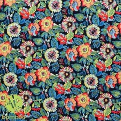 Digital Print Bamboo Jersey - Abstract Flower