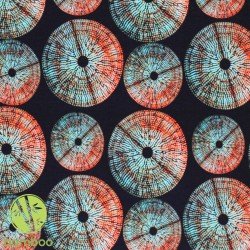 Digital Print Bamboo Jersey - Fossils