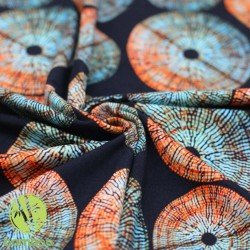 Digitale Print Bamboe Jersey - Fossielen Digitale Print Bamboe Jersey - Fossielen