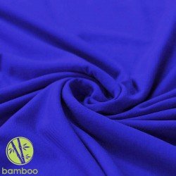 Bamboo Jersey Fabric Cobalt