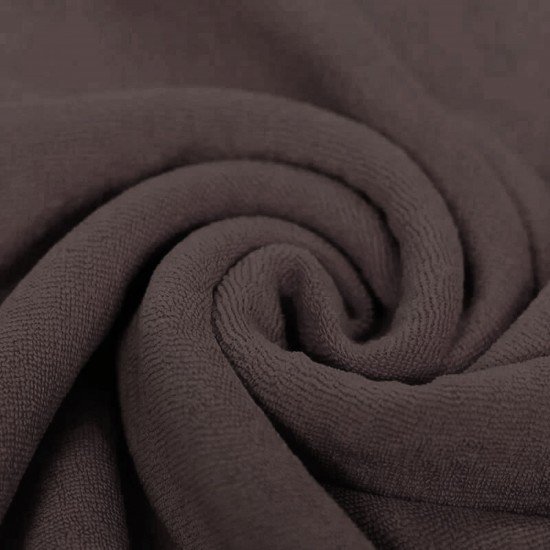 Tissu Jersey Éponge Mauve Foncé - (Tissu Jersey Éponge)