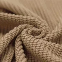 Big Knit Fabric Cacao Big Knit Fabric Cacao