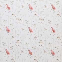 Jersey Cotton Fabric Digital Print - Winter Woodland