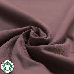 Organic Cotton Jersey Fabric (Gots) Old Mauve