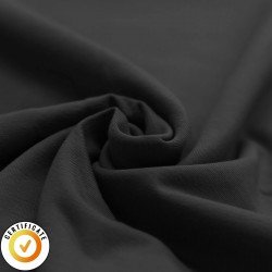 Organic Cotton Jersey Fabric 180 gram/m2 Black