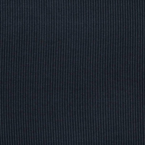 Heavy Jersey 5mm Pinstripe Fabric Navy White