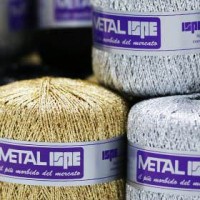 Metallic Knitting Yarn Needle Size 2 - 3 Metallic Knitting Yarn Needle Size 2 - 3