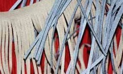 Fringe Trim Suede 