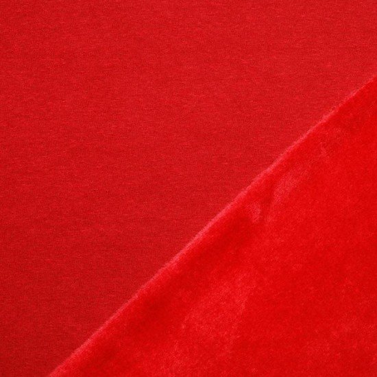 Alpenfleece Sweatshirt Stof Rood - (Alpenfleece Sweatshirt Stof)