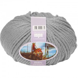 Merino Wool Knitting Yarn ISPE Needle Size 7 - 8 Grey 