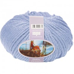 Merino Wool Knitting Yarn ISPE Needle Size 7 - 8 Light Blue