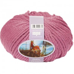 Merino Wool Knitting Yarn ISPE Needle Size 7 - 8 Old Pink