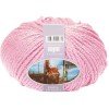 Merino Wool Knitting Yarn ISPE Needle Size 7 - 8 Pink