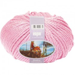 Merino Wool Knitting Yarn ISPE Needle Size 7 - 8 Pink