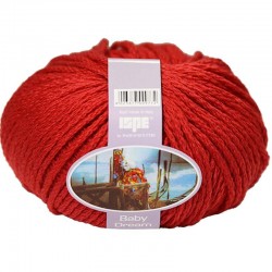 Merino Wool Knitting Yarn ISPE Needle Size 7 - 8 Red