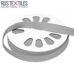 Elastic Tape 15mm Light Grey