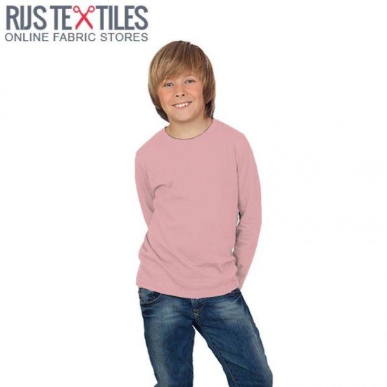 Tissu Coton Jersey Vintage Rose - (Tissu Jersey Coton)