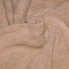Baumwollfleece Stoff (Sherpa) Beige