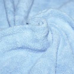 Cotton Fleece Fabric (Sherpa) Baby Blue
