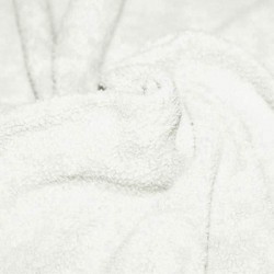 Cotton Fleece Fabric (Sherpa) Ecru