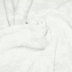 Baumwollfleece Stoff (Sherpa) Ecru 