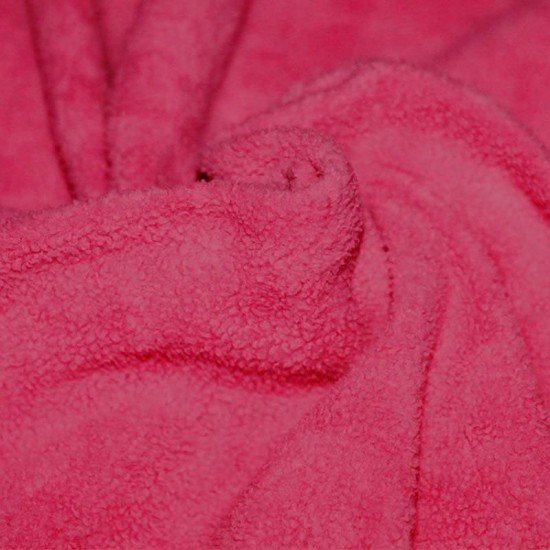 Tissu Polaire Coton (Sherpa) Fuchsia - (Tissu Polaire Coton (Sherpa))