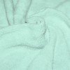 Cotton Fleece Fabric (Sherpa) Mint