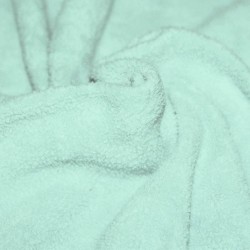 Cotton Fleece Fabric (Sherpa) Mint