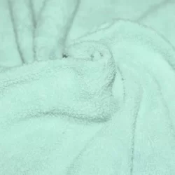 Baumwollfleece Stoff (Sherpa) Mint