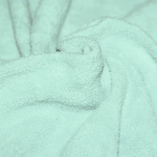 Fleece Katoen Stof (Sherpa) Mint - (Katoenen Fleece Stoffen (Sherpa))