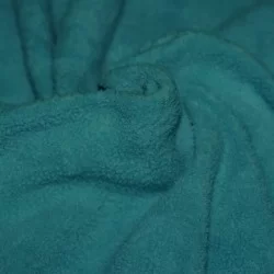 Baumwollfleece Stoff (Sherpa) Petrol 
