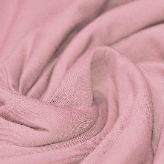 Tissu Coton Jersey Vintage Rose - (Tissu Jersey Coton)