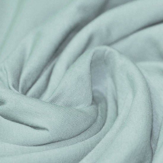 Tissu Coton Jersey Mer Verte - (Tissu Jersey Coton)