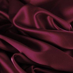 Cotton Satin Stretch Fabric Bordeaux
