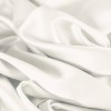 Cotton Satin Stretch Fabric Ecru
