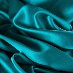 Cotton Satin Stretch Fabric Petrol