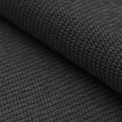 Big Knit Fabric Dark Grey Melange