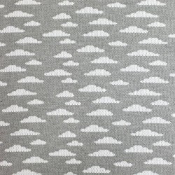 Big Knit Jacquard Fabric - Clouds Grey